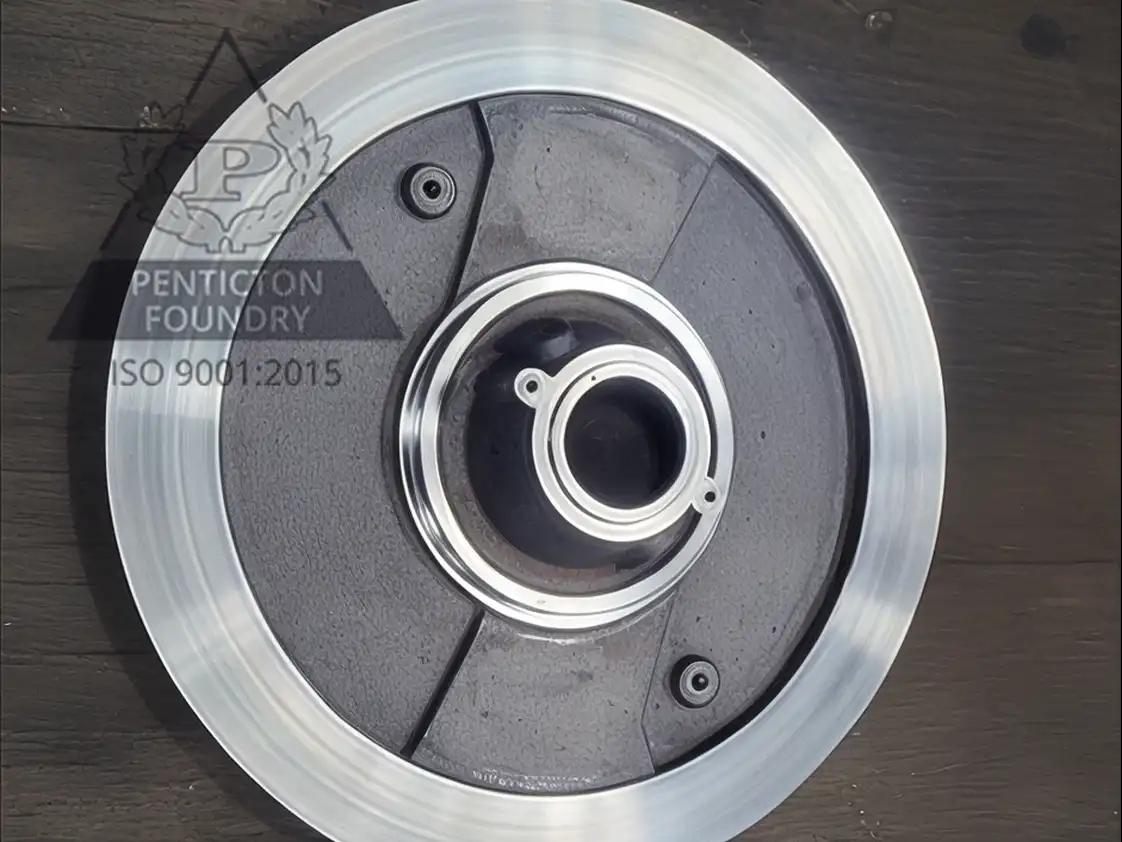 Fully machined high chrome white iron cover for frack casing and impeller Fully machined high chrome white iron cover for frack casing and impeller